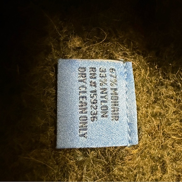 J. McLaughlin | Forest Green Mohair Blend Mock Turtleneck Sweater | Sz S - Picture 7 of 7